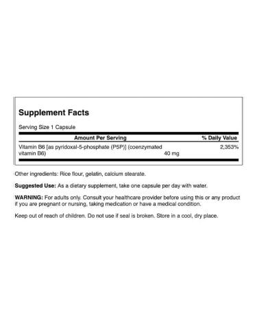 Swanson P-5 p pyridoxal phosphate vitamin b6 - Buy Online on GoSupps.com