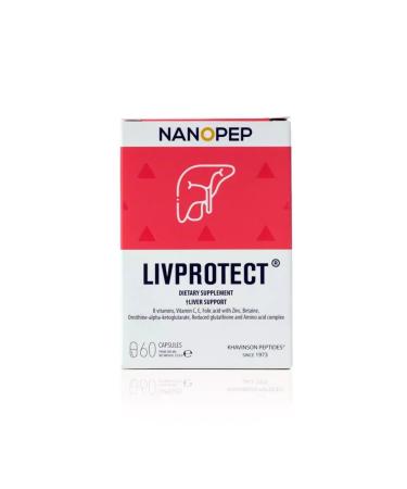 NANOPEP Peptides Havinson Livoprotect for the liver and gastrointestinal tract 60 capsules - Buy Online on GoSupps.com