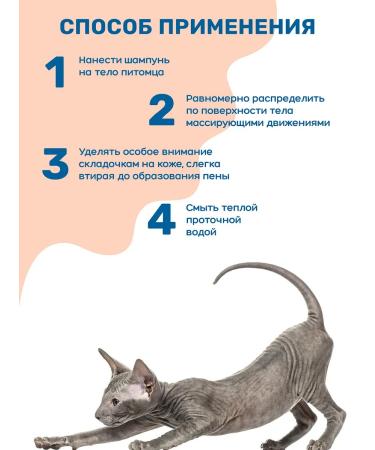 ZOORIK Sphinx shampoo bald cats and dogs 250 ml - Buy Online on GoSupps.com