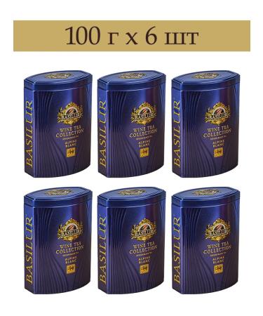 Basilur Gift black tea in a jar of 100 g x 6 pcs