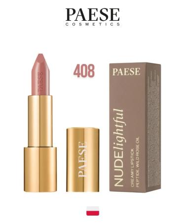 PAESE Nudelightful lipstick tone 408
