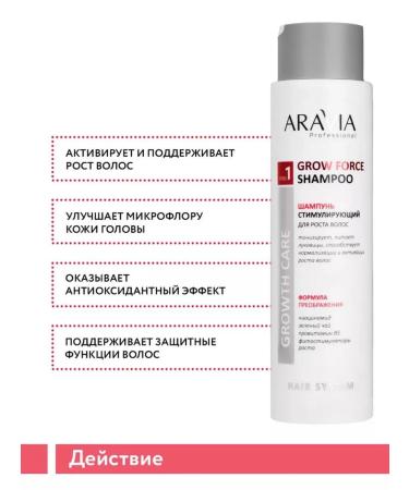 ARAVIA professional Stimulating shampoo for hair growth - Buy Online on GoSupps.com