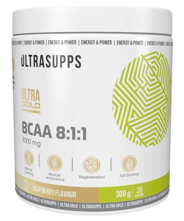 UltraSupps Excessive amino acids Ultra Gold BCAA 8 1 1 300 g