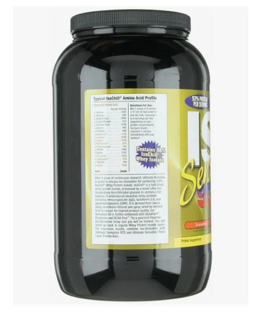 Ultimate Nutrition Protein isolate Ultimate ISO Sensation 910 g Chocolate Front - Buy Online on GoSupps.com