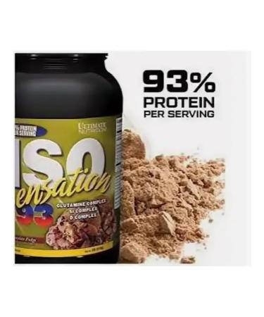 Ultimate Nutrition Protein isolate Ultimate ISO Sensation 910 g Chocolate Front - Buy Online on GoSupps.com