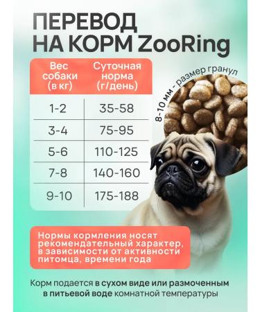 ZooRing Mini Dog Exigent vegetable veal with pumpkin 2 kg - Buy Online on GoSupps.com