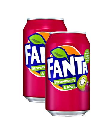 Red Dragon St Petersburg Drink of carbonated fanta strawberries and kiwi 2 pcs. 330 ml - Buy Online on GoSupps.com