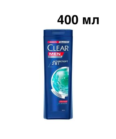 Clear Shampoo "Activos 2B1" Male for Hair 400 ml