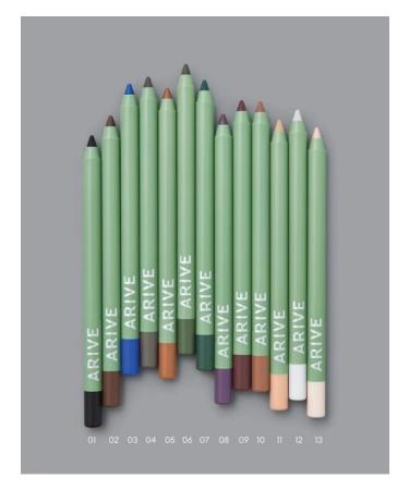 ARIVE MAKEUP Eye pencil sore gel 1 3 g 04 Steel - Buy Online on GoSupps.com