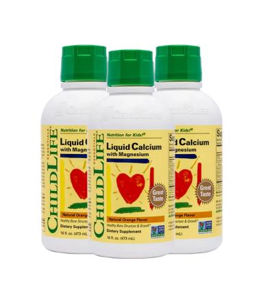 ChildLife Essentials Liquid calcium with magnesium for children Orange taste - Buy Online on GoSupps.com