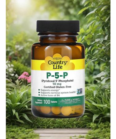 Country Life Vitamin B6 P-5-P 50 mg 100 tablets - Buy Online on GoSupps.com