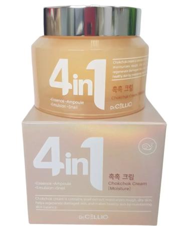 Jigott Korean cream 4 in 1 with a snail mucus filter