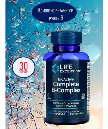 Life extension B-complex vitamins in Complete B-Complex