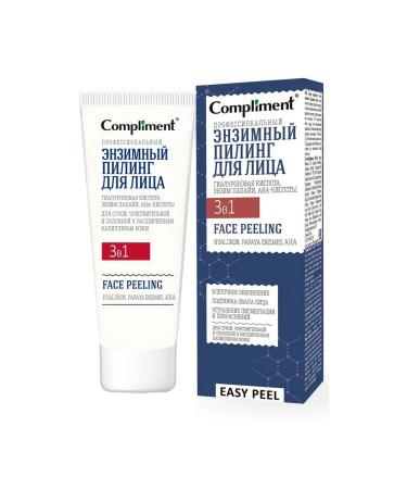 Care Plus Compliment Easy Peel Enzymic 3 in 1 80 ml faces