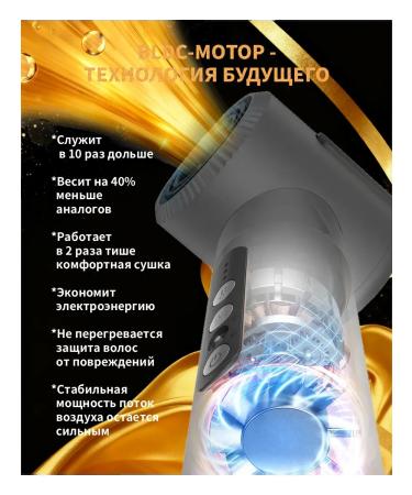 yoodragons Feng Stayler for Hair Professional with nozzles 7V1 - Buy Online on GoSupps.com