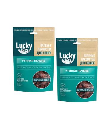 Lucky bits Treat cats dried duck liver 30g*2pcs
