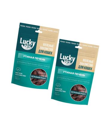Lucky bits Treat cats dried duck liver 30g*2pcs - Buy Online on GoSupps.com