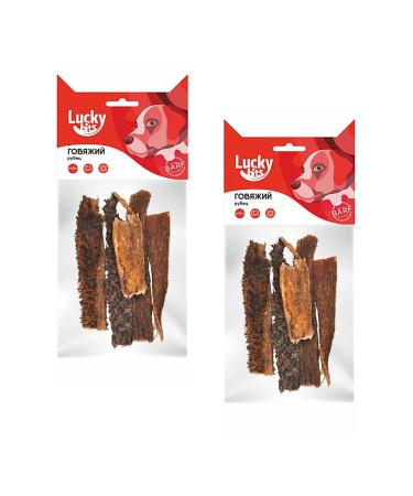 Lucky bits Delicacy to dogs beef scar 40g*2pcs