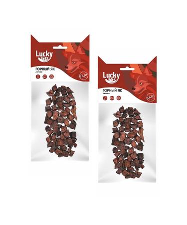 Lucky bits Delicacy dogs mountain yak light 40g*2pcs