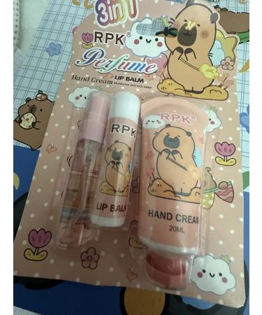 Set of lip balm + hand cream Capybar - Buy Online on GoSupps.com