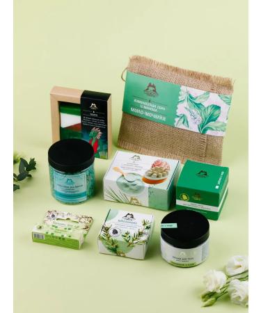 Taiga Territory Cosmetics set of natural green fir cedar - Buy Online on GoSupps.com
