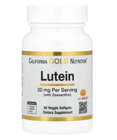 California Gold Nutrition lutein zeaxanthin - Buy Online on GoSupps.com