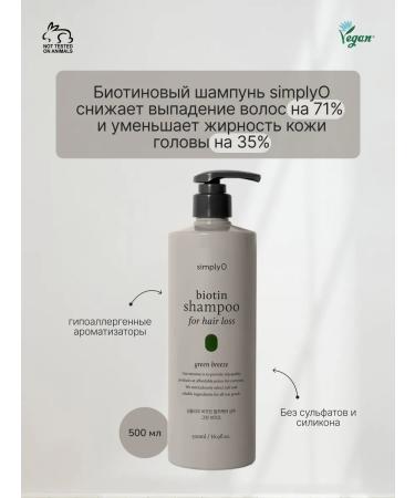 simplyO Biotin Shampoo hair loss - Buy Online on GoSupps.com