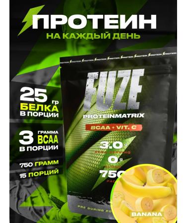 FUZE Protein C BCAA banana 15 servings
