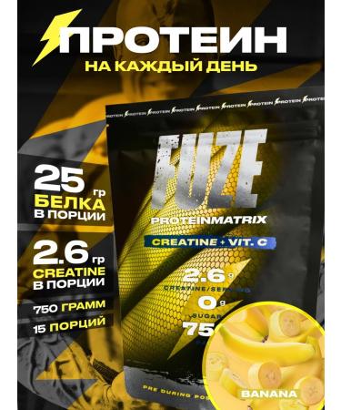 FUZE Protein with creatin banana 15 pord