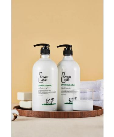 Cream Milk Body lotion 1100ml - Buy Online on GoSupps.com