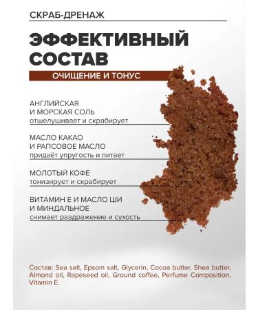 Skandia Home Body scrub anti -cellulite coffee set 2pcs - Buy Online on GoSupps.com