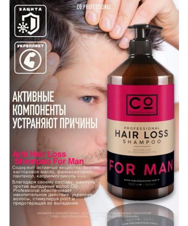 CO PROFESSIONAL Gel-shampoo against hair loss 1000 ml. For man - Buy Online on GoSupps.com