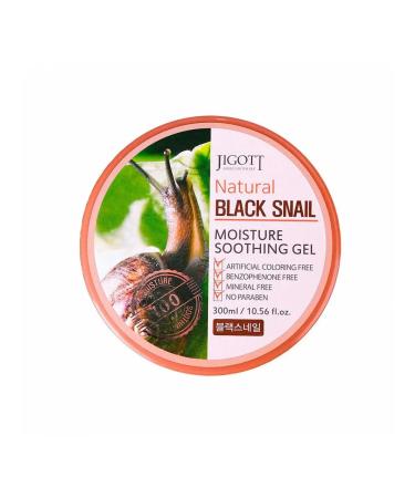 Jigott Moisturizing gel with mucin of black snail 300 ml