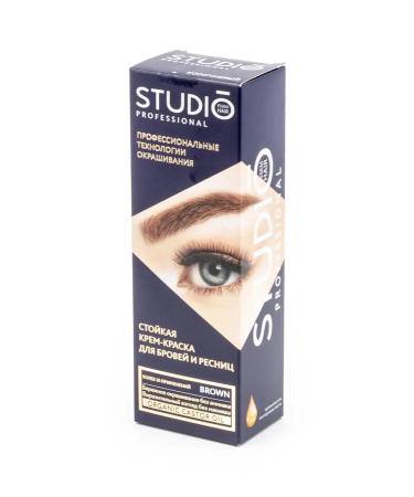 Studio Professional Essem Hair Brovy paint and eyelashes Studio brown 50 ml 6 pcs - Buy Online on GoSupps.com
