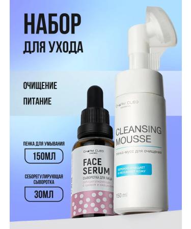 Charm Cleo Cosm Foam-moss for cleansing and seborrial serum