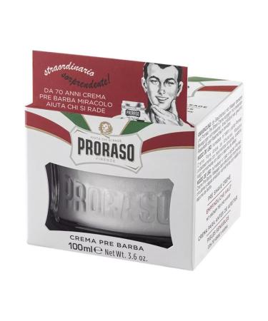 PRORASO Cream before shaving green tea and oats 100 ml
