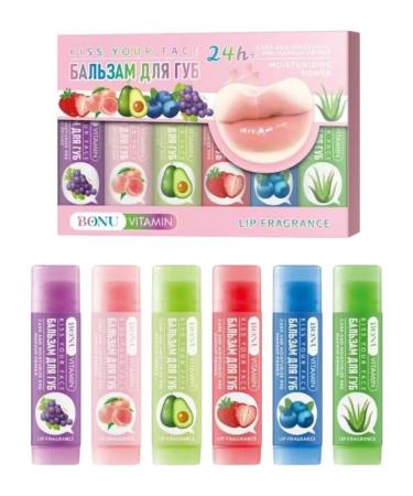 BONU COSMETICS Set of hygienic lipsticks 6pcs - Buy Online on GoSupps.com