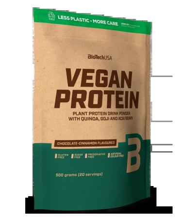 BioTechUSA Vegetarian protein Vegan Protein 500 G. Chocolate-screaming - Buy Online on GoSupps.com