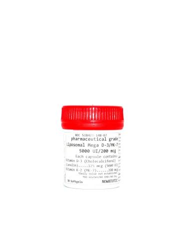Vitamin D3 K2 MEGA D-3 + K-2 & MK-7 5000 IU 200 g
