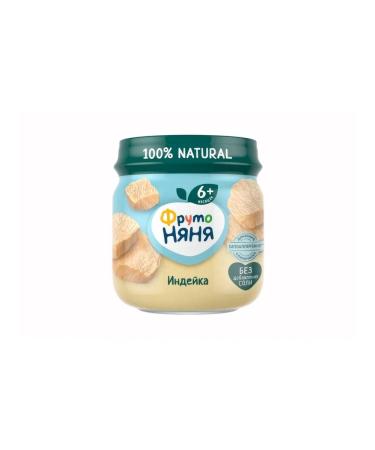 VkusVill Puree meat fruitonia turkey from 6 months 80 g