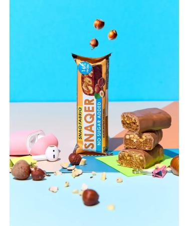 Protein bars without sugar SNAQER 12pcs - Buy Online on GoSupps.com