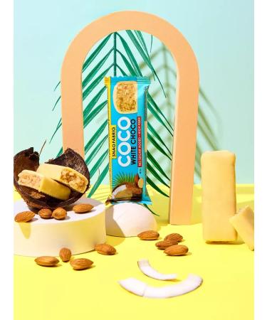 Sugar chocolate bars Coco Batonchik 30pc x 40g - Buy Online on GoSupps.com