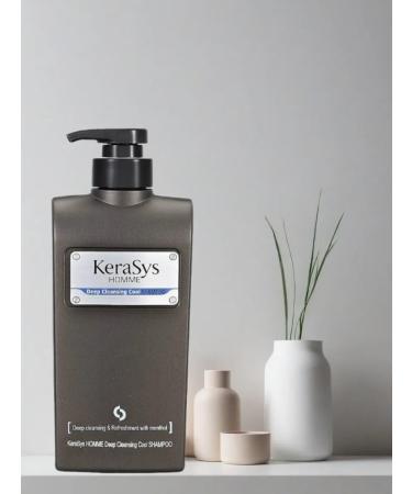 KeraSys Homme Deep Cleansing shampoo refreshing male 550ml - Buy Online on GoSupps.com