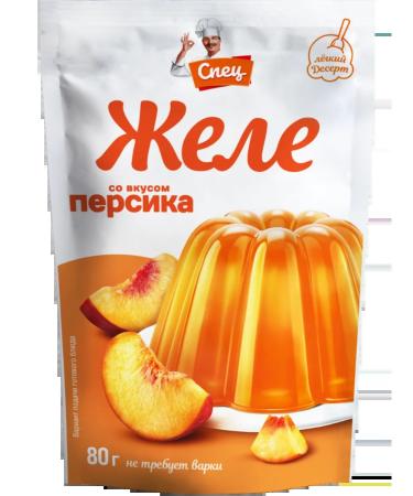 gourmand Jelly with the taste of peach 80 g