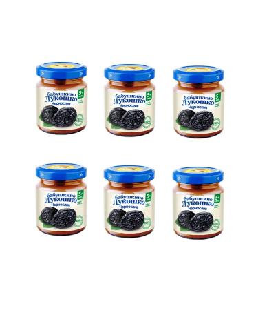 grandma's basket Puree prunes-rod 100g from 5 months 6 pcs