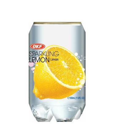 OKF Shipped water with the taste of lemon 350 ml.6pcs - Buy Online on GoSupps.com