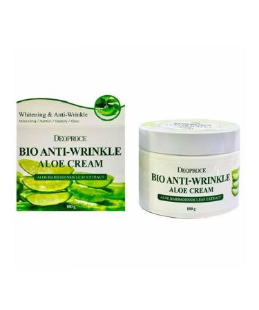 DEOPROCE Anti -aging biocre for the face with aloe extract 100 g - Buy Online on GoSupps.com