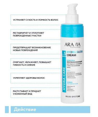 ARAVIA professional Cream-cream recovering for deep hydration of hair - Buy Online on GoSupps.com