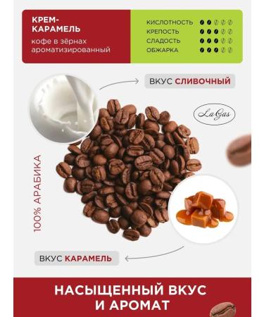 Gutenberg Coffee in grains 250g cream - caramel - Buy Online on GoSupps.com