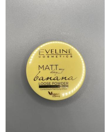 EVELINE Powder Transparent Matt My Day Banana Loose 6g